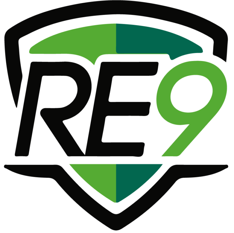 Logo RE9 películas